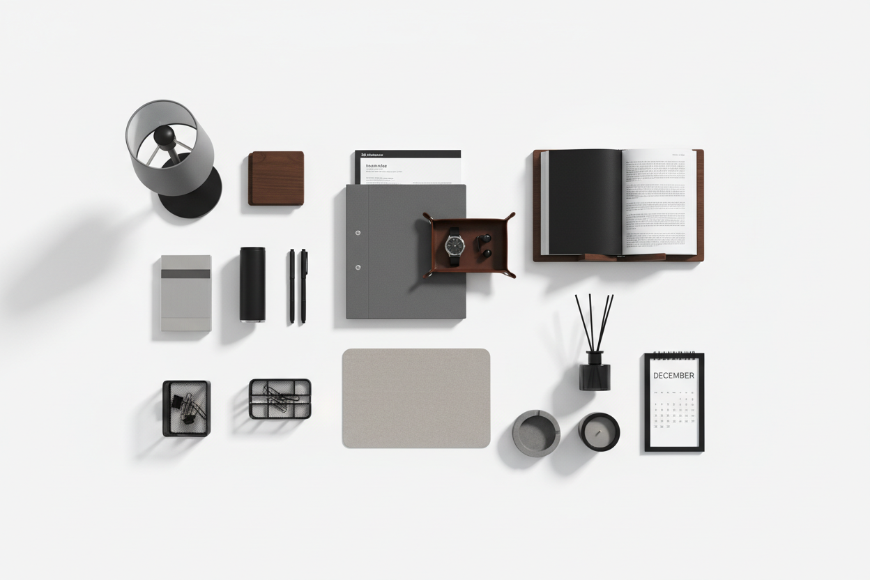 ok now make all the products either grey, black, silver,  or dark brown